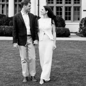 Meshki knit top and skirt set